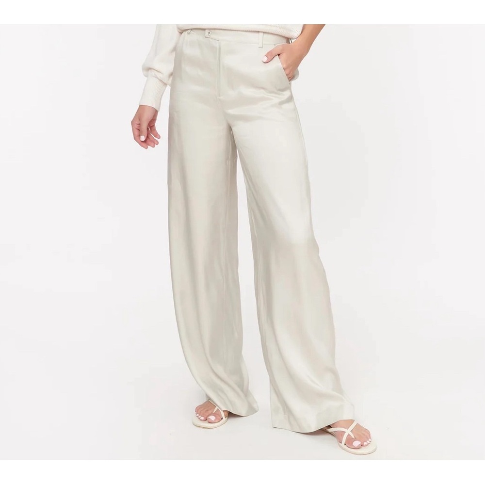 Cami NYC Cream Wide-Leg Pants